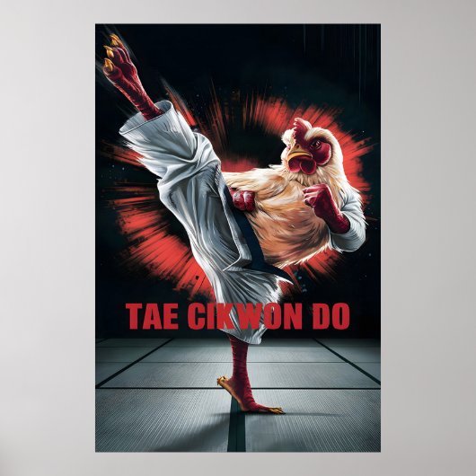 Kip schoppen ponszak poster (Voorkant)