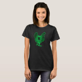 Kip Shamrock Klaverblad Pyjama St. Patrick S D T-shirt (Voorkant volledig)