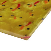 Kip Snijplank met Geel Kuikens Patroon (Hoek)