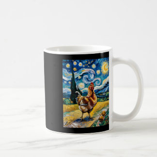 Kip Starry Night Van Gogh Stijl Hennenboerderij Ku Koffiemok