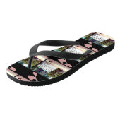 Kip steekt weg over...WAAROM? Teenslippers (Schuin)