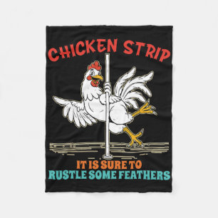 Kip Strip Dans Het Zal Zeker Wat Veren Doen Ritsel Fleece Deken
