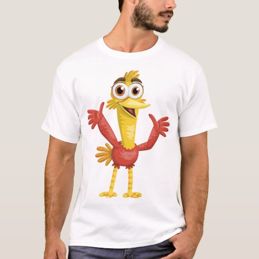 kip t-shirt (Voorkant)