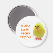 Kip Tattoo Magneet (Voorkant / Achterkant)