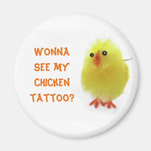 Kip Tattoo Magneet (Voorkant)