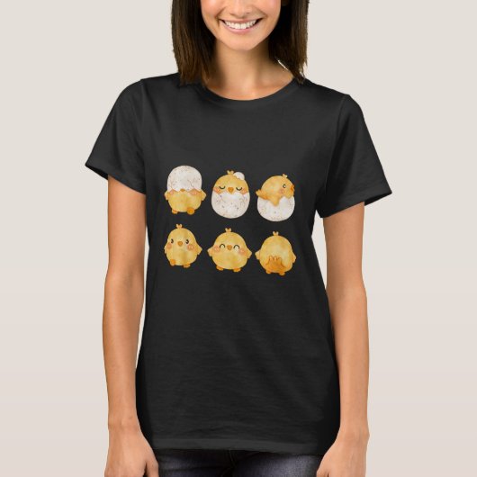 Kip terug naar school schoolbus 100 dagen school t-shirt (Voorkant)