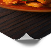 Kip Tikka Masala Spicy Curry met rijst Poster (Hoek)