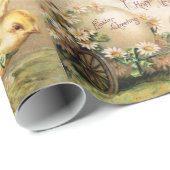 KIP TREKKEN PAASEI MET HANDKAR CADEAUPAPIER (Rol Hoek)