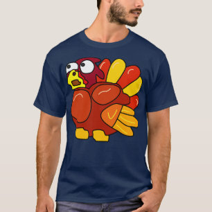 Kip Turkije (ogen naar links kijken en naar de sit T-shirt