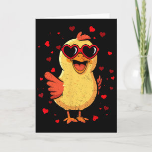 Kip Valentijn Sungles Hart Schattig Geliefden  Kaart