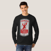 Kip van de Ditch Cajun Crawfish Boil T-Shirt (Voorkant volledig)