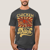 Kip van de Ditch Crayfish Party Retro 70's T-shirt (Voorkant)