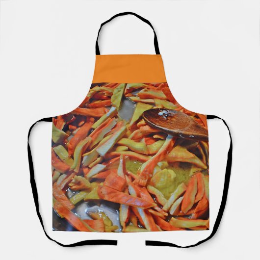 Kip van de paddenstoel van de Bossen Schort (Voorkant)