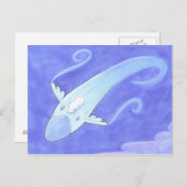 Kip van het briefkaart van de lucht (Voorkant / Achterkant)