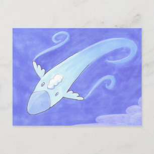 Kip van het briefkaart van de lucht