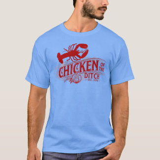Kip van het ditch retro Cajun food T-shirt