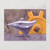 Kip van Metaal briefkaart (Voorkant)