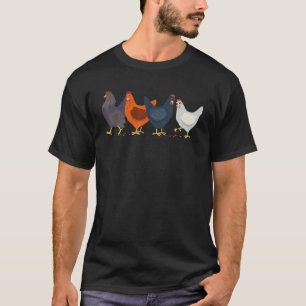 Kip Vintage Grappige Pluimveehouder Man T-shirt