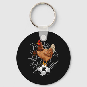 Kip Voetbal Voetbalspeler Sport _1 Sleutelhanger