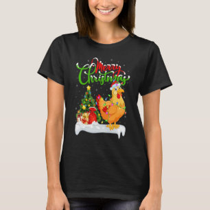 Kip Vogel Kerst Decoraties Sinterklaas Kip Kerstmi T-shirt