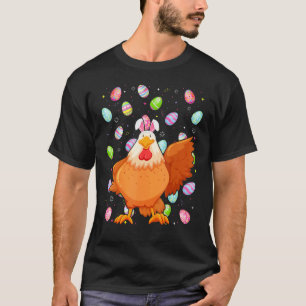 Kip Vogel Paas Ei Grappige Kip Pasen Zon T-shirt