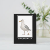 Kip voor de kuikens van de zeemeeuw - Humor van de Briefkaart (Staand voorkant)
