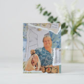 Kip voor het Diner Collage Briefkaart (Staand voorkant)