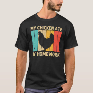 Kip voor kinderen Boys Farmer Chicken Boerderij He T-shirt