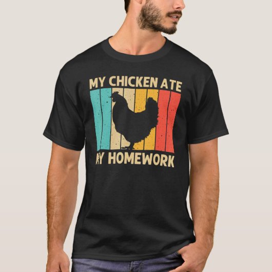 Kip voor kinderen Boys Farmer Chicken Boerderij He T-shirt (Voorkant)