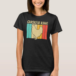 Kip voor mannen jongens kippenboer pluimvee   t-shirt