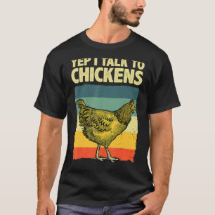 Kip voor mannen Kinder pluimvee kippenboer T-shirt