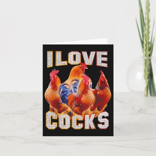 Kip waar ik van hou kaart (Voorkant)