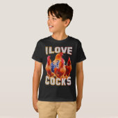 Kip waar ik van hou t-shirt (Voorkant volledig)