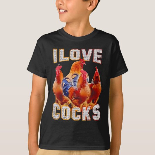 Kip waar ik van hou t-shirt (Voorkant)