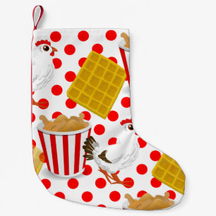 Kip Wafels Kerstmis Kous Kleine Kerstsok