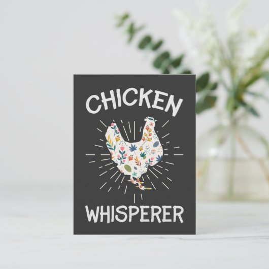 kip whisperer grappenmaker kipkip briefkaart (Staand voorkant)