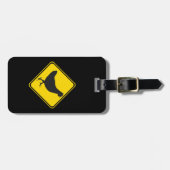 Kip Xing. Bagagelabel (Voorkant horizontaal)