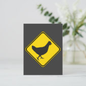 Kip Xing. Briefkaart (Staand voorkant)