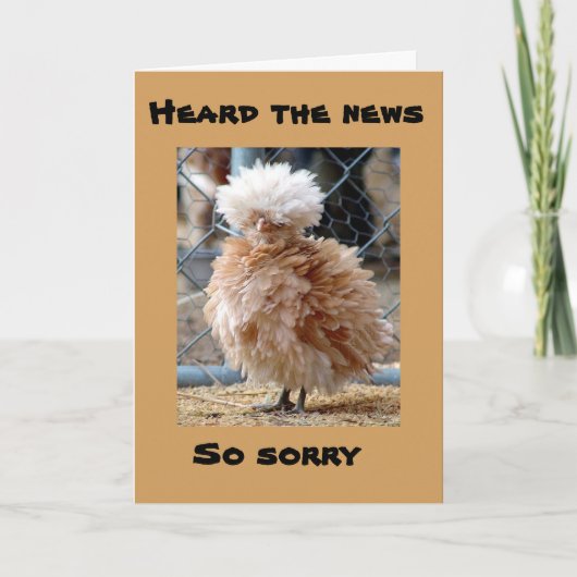 KIP ZEGT-IN EEN KOOI / SLECHT HAAR DAG-OVER DE HEU KAART (Voorkant)