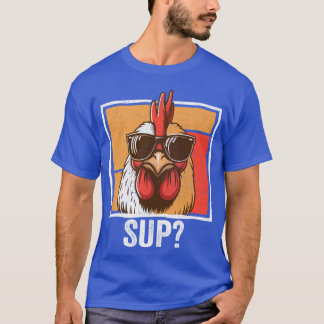 Kip Zonnebril Dierenboerderij Grappige Boer T-shirt