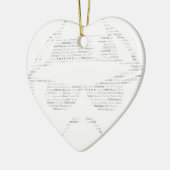 Kipana rijdt met laag tekstlaagje keramisch ornament (Links)