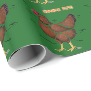 Kipdelen Cadeaupapier