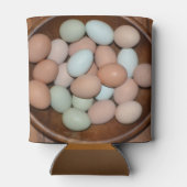 kipeieren uit vrije uitloop blikjeskoeler (Achterkant)