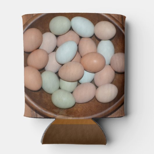 kipeieren uit vrije uitloop blikjeskoeler (Achterkant)