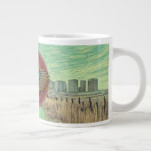 Kipembleemontwerp Grote Koffiekop (Rechts)
