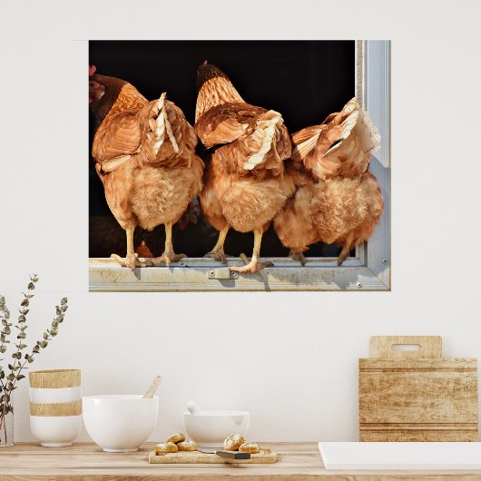 Kipenbutten Poster (Keuken)