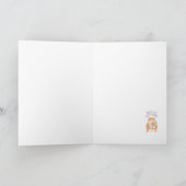 Kipende oranje tabby kat Moederdag Kunst Kaart (Binnen)
