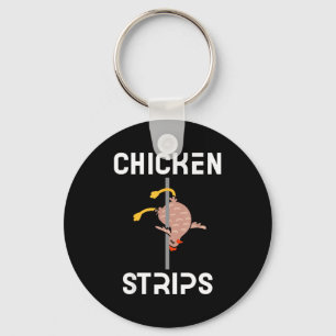 Kipfilets grappige dansende kip BBQ barbeque Sleutelhanger