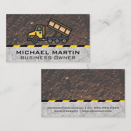 Kipkar | Bouw Visitekaartje (Voorkant / Achterkant)