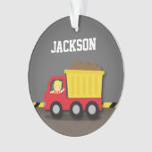Kipkar Constructie Bouwer Jongens Slaapkamer Decor Ornament (voorkant)